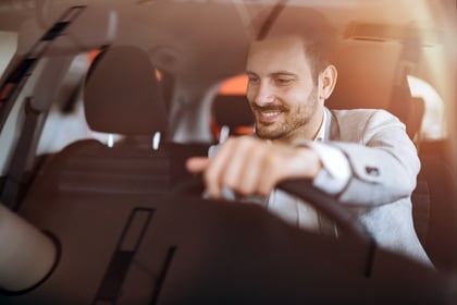man in auto